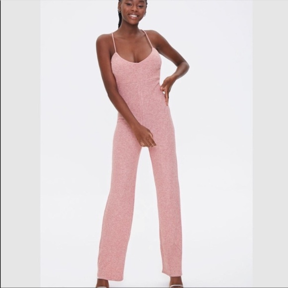 Red/Pink Forever 21 Jumpsuit